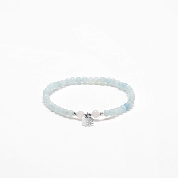 pulsera niña aguamarina pinguino