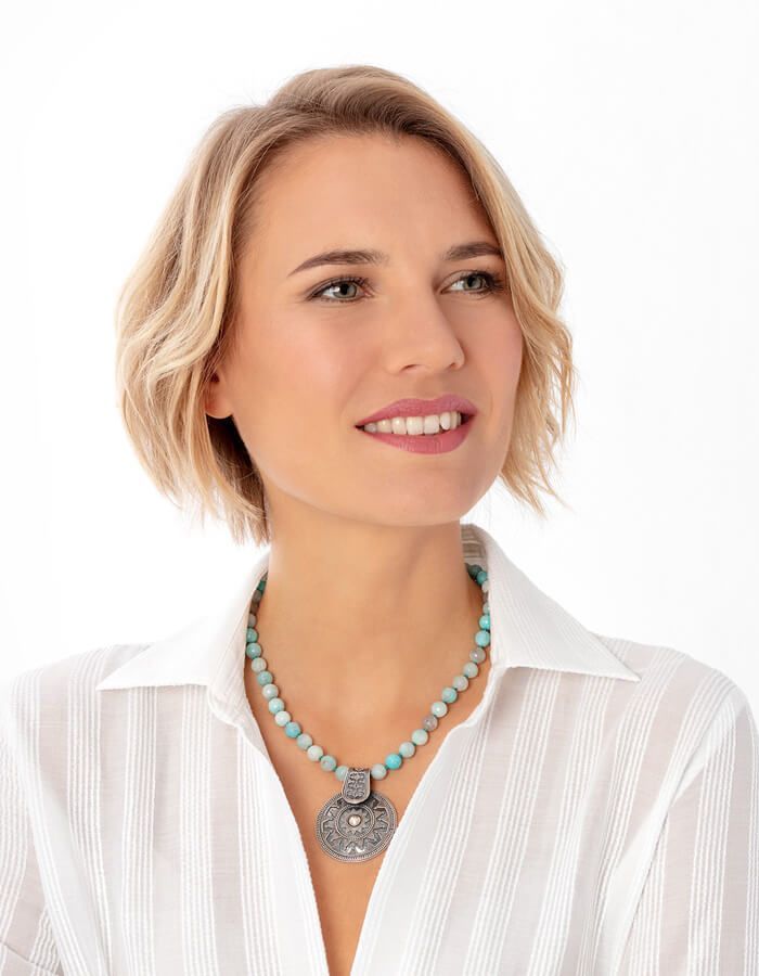 joyas de amazonita cora
